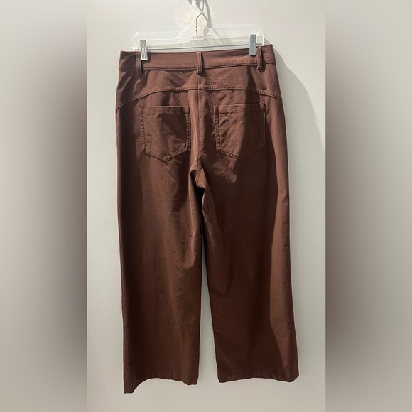 Lululemon City Sleek 5 Pocket High-Rise Wide-Leg Pant 30 | Java | Utilitech - Picture 8 of 10